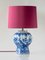 Blaue Tischlampe von Royal Delft 1