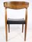Model 343 Dining Chairs by Knud Færch for Slagelse Furniture Factory, 1960s, Set of 8 3