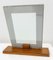 Art Deco French Beech Beveled Standing Photo Mirror, 1930s, Image 3