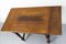 French Beech and Chestnut Foldable Dining Table, 1970s 6
