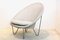 Fauteuil Lloyd Loom Blanc Gris 6