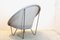 White Grey Lloyd Loom Lounge Chair, Image 3