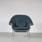 Chaise Womb avec Footxtool par Eero Saarinen pour Knoll International, USA, 1950s, Set de 2 7