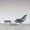 Womb Chair mit Fußhocker von Eero Saarinen für Knoll International, USA, 1950er, 2er Set 4