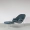 Chaise Womb avec Footxtool par Eero Saarinen pour Knoll International, USA, 1950s, Set de 2 2