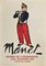 Vintage Plakat nach Edouard Manet, 1932 1