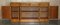 Vintage Burr Yew Wood Breakfront Sideboard mit 4 Schubladen 17