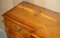 Vintage Burr Yew Wood Breakfront Sideboard with 4 Drawers 11