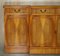 Vintage Burr Yew Wood Breakfront Sideboard with 4 Drawers 4