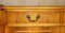 Vintage Burr Yew Wood Breakfront Sideboard with 4 Drawers, Image 7