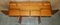 Vintage Burr Yew Wood Breakfront Sideboard with 4 Drawers 19