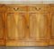 Vintage Burr Yew Wood Breakfront Sideboard with 4 Drawers, Image 5