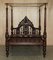 Carved 4-Poster Bed, 1780s 2