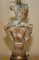 Lampade neoclassiche in quercia intagliata e smaltata, Francia, set di 2, Immagine 17