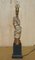 Lámparas de busto neoclásicas francesas de roble tallado y a la cal. Juego de 2, Imagen 8