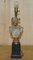 Lámparas de busto neoclásicas francesas de roble tallado y a la cal. Juego de 2, Imagen 11