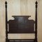 American Federal 4-Poster Bed with Carved Pillars in Hardwood, 1800s, Image 10