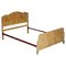 English Double Bed in Bleached Walnut, 1900s, Image 1