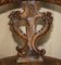 19th Century Italian Hand Carved Walnut Armchair in the style of Andrea Brustolon, Image 5