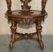 19th Century Italian Hand Carved Walnut Armchair in the style of Andrea Brustolon 3