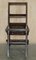 Antique Arts & Crafts Metamorphic Library Steps 15