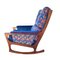 Sedia a dondolo Mid-Century in teak di Folke Ohlsson per Gimson & Slater, anni '60, Immagine 2