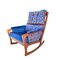 Sedia a dondolo Mid-Century in teak di Folke Ohlsson per Gimson & Slater, anni '60, Immagine 3