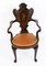 Fauteuil Ouvert Vernis Martin du 19ème Siècle de Druce & Co, France 15