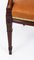 19th Century Sheraton Revival Satinwood Banded Armchairs, Set of 2, Image 10