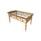 French Wooden Tray Table in Faux Bamboo and Brass, 1970s, Image 1