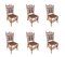 French Chinoiserie Dining Chairs in Bamboo, 1920s, Set of 6 2