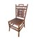 French Chinoiserie Dining Chairs in Bamboo, 1920s, Set of 6 5