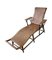 French Riviera Adjustable Sun Lounger in Woven Rattan and Bamboo, 1920s 12