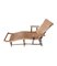 French Riviera Adjustable Sun Lounger in Woven Rattan and Bamboo, 1920s 3