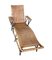 French Riviera Adjustable Sun Lounger in Woven Rattan and Bamboo, 1920s, Image 6