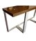 Artelano Brown Lacquer Extending Console Table, 1970s 3