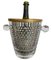 Seau à Champagne en Cristal à Facettes avec Bordure en Plaqué Or de Val St Lambert, 1950s 12