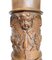 Große antike korinthische Säulenlampen aus Eiche mit geschnitzten Engelchen, 2er Set 11