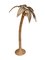 Große Palm Tree Stehlampe aus Rattan 9