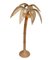 Große Palm Tree Stehlampe aus Rattan 2