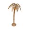 Große Palm Tree Stehlampe aus Rattan 1