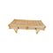 French Coffee Table in Bamboo and Rattan, 1960s, Image 1