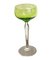 Grüne Hock Gläser aus Kristallglas von Val Saint Lambert, 6er Set 6