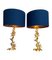 Table Lamps in Cast Bronze by Georges Mathias for Fondica, 1970s, Set of 2 2