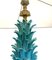 Large Spanish Turquoise Lamp in Ceramic from Ceramicas Bondia, 1950s 10