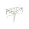 Coffee Table in Faux Bamboo and Brass from Maison Bagues, 1960s, Image 1
