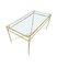 Coffee Table in Faux Bamboo and Brass from Maison Bagues, 1960s 8