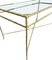Coffee Table in Faux Bamboo and Brass from Maison Bagues, 1960s 5