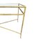 Coffee Table in Faux Bamboo and Brass from Maison Bagues, 1960s, Image 6
