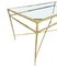 Coffee Table in Faux Bamboo and Brass from Maison Bagues, 1960s 11